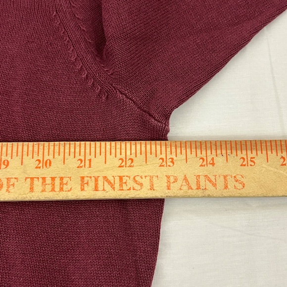 Vineyard Vines Red Cashmere Wool Blend Men’s Sweater Round Neck - Picture 2 of 6